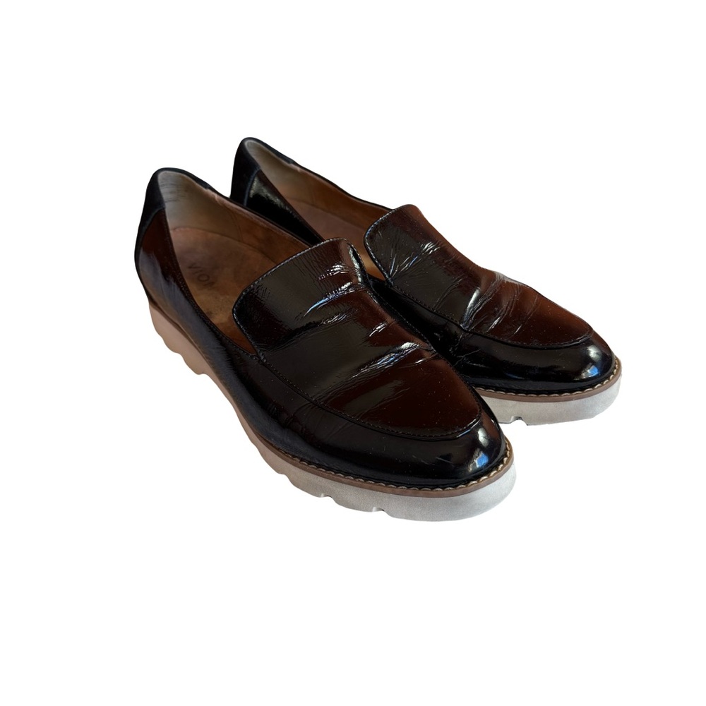 Vionic Women's Kensley Loafer Leather,‎ Black, Size 10
